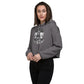 Wikinger Frau Crop-Hoodie