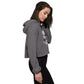 Wikinger Frau Crop-Hoodie