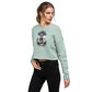Wikinger Frau Crop-Pullover