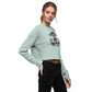 Wikinger Frau Crop-Pullover
