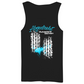 Autoszene Abgedreht Tank Top-Blau
