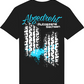 Autoszene Abgedreht T-Shirt-Blau