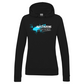 Autoszene Abgedreht Girlie Hoodie-Blau